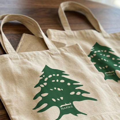 Natural Cotton Cedar Tote