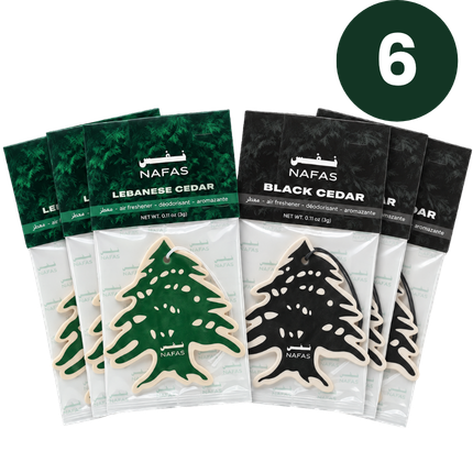 Lebanese Cedar Air Freshener + Sticker Pack