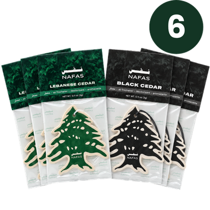 Lebanese Cedar Air Freshener + Sticker Pack