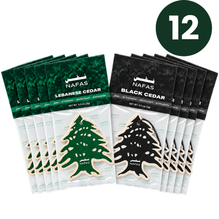 Lebanese Cedar Air Freshener + Sticker Pack