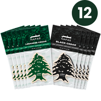 Lebanese Cedar Air Freshener + Sticker Pack