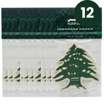 Lebanese Cedar Air Freshener + Sticker Pack