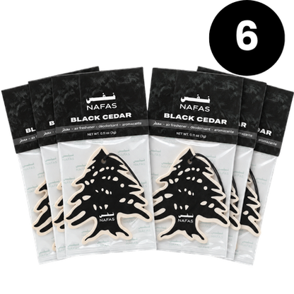 Lebanese Cedar Air Freshener + Sticker Pack