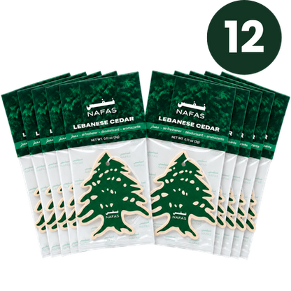 Lebanese Cedar Air Freshener + Sticker Pack