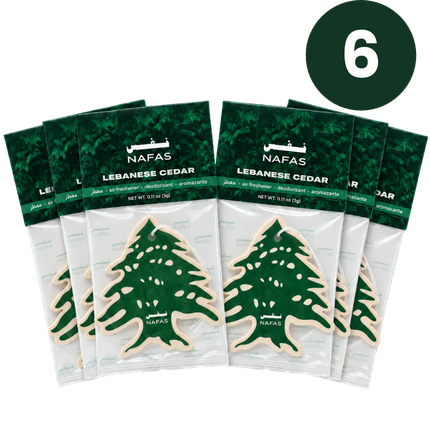 Lebanese Cedar Air Freshener + Sticker Pack