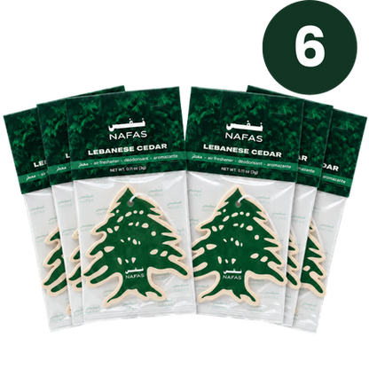 Lebanese Cedar Air Freshener + Sticker Pack