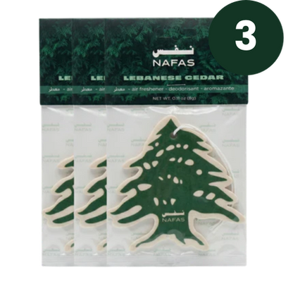 Lebanese Cedar Air Freshener + Sticker Pack