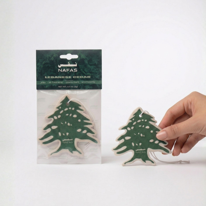 Lebanese Cedar Air Freshener + Sticker Pack