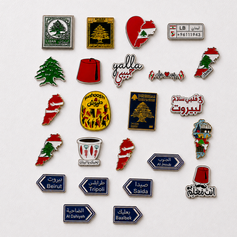 Lebanese Metal Stickers
