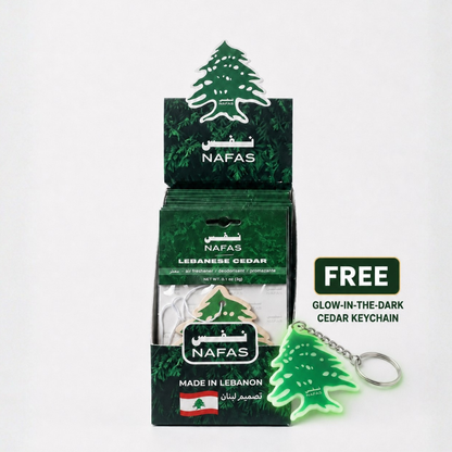 Lebanese Cedar Air Freshener + Sticker Pack