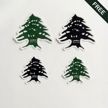 Lebanese Cedar Air Freshener + Sticker Pack