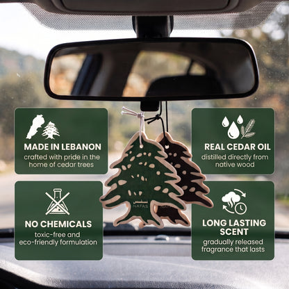 Lebanese Cedar Air Freshener + Sticker Pack