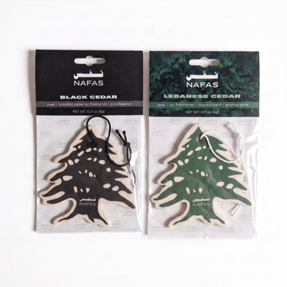 Lebanese Cedar Air Freshener + Sticker Pack