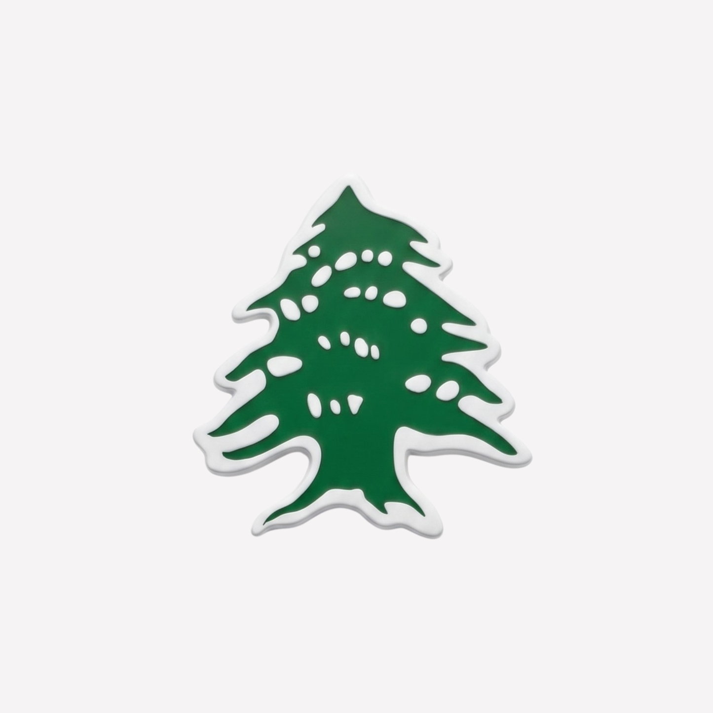 Lebanese Cedar Tree Lapel Pin - Close Up

