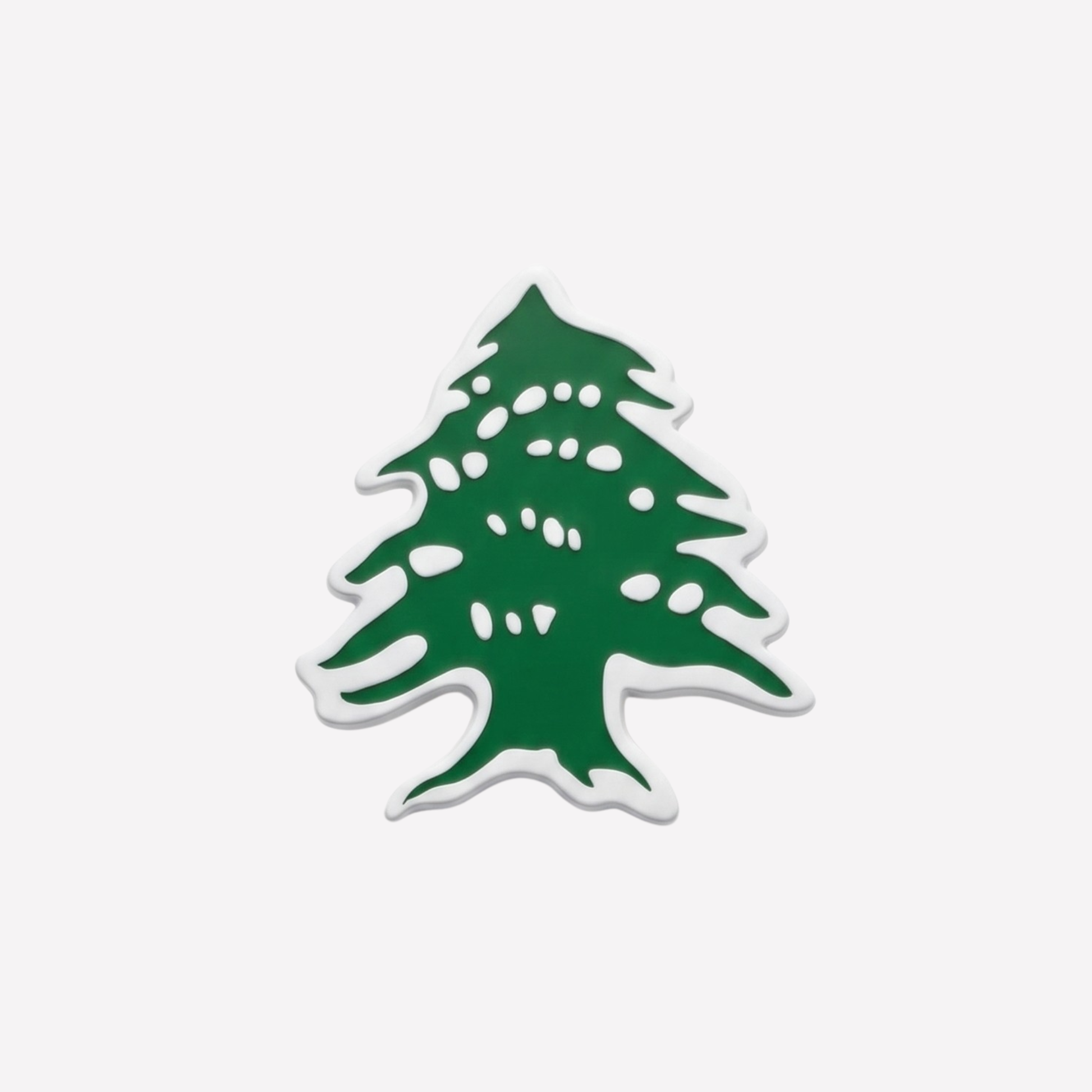 Lebanese Cedar Tree Lapel Pin - Close Up
