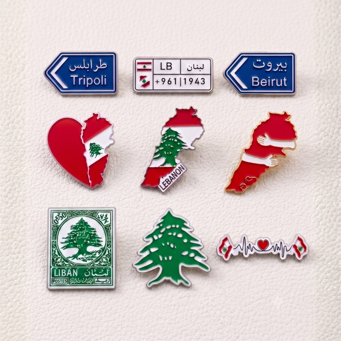 Lebanese Metal Stickers
